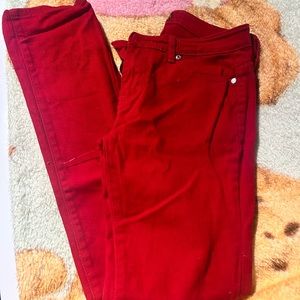 Junior red pants size 11/12